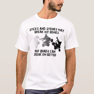 Stokken En Stenen Quad ATV Grappig Shirt