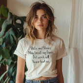 Stokken en stenen t-shirt