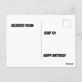 Stokken, Stenen & Te Snel Opstaan Briefkaart (Achterkant)