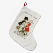 STOKKEN VAN CHRISTMAS :  MEISJE + LICHAAM GROTE KERSTSOK (Voorkant (Hangend))