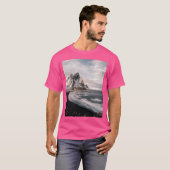 Stokksnes IJslandse Berg Beach Sunset - Landsc T-shirt (Voorkant volledig)