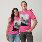 Stokksnes IJslandse Berg Beach Sunset - Landsc T-shirt (Unisex)