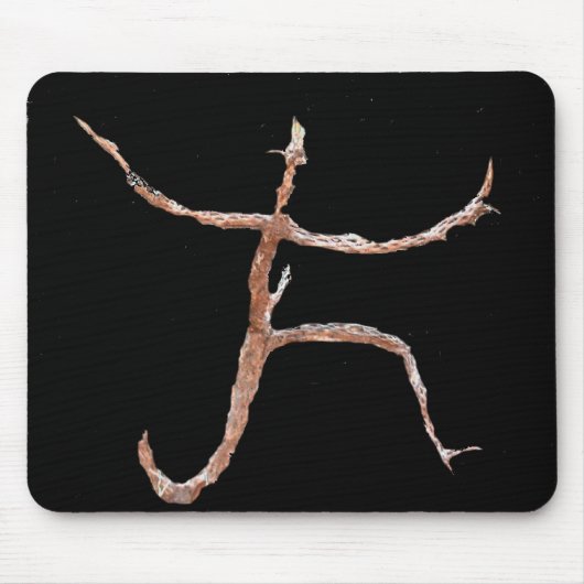 stokkunst muismat (Voorkant)