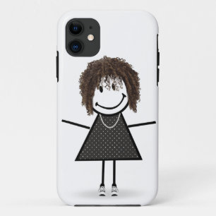 Stokpoppetje in sneakers Case-Mate iPhone case