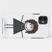 Stokpoppetje in sneakers Case-Mate iPhone case (Achterkant (horizontaal))