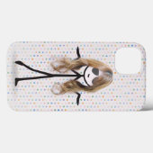Stokpoppetje Met Haar op Stippen Case-Mate iPhone Case (Achterkant (horizontaal))
