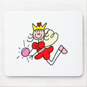 Stokpoppetje Met Kristallen Bol Muismat
