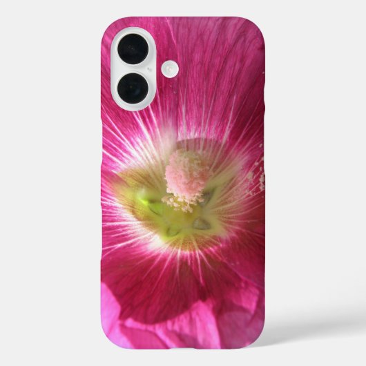 Stokroos diep roze Case-Mate iPhone case (Achterkant)
