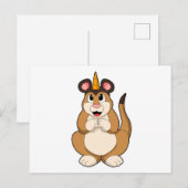 Stokstaart met Hoorn Briefkaart (Voorkant / Achterkant)
