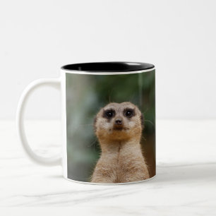 Stokstaartje 001 tweekleurige koffiemok