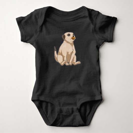 Stokstaartje Baby Fopspeen Romper (Voorkant)