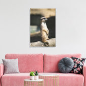 Stokstaartje Canvas Afdruk (Insitu (Woonkamer))