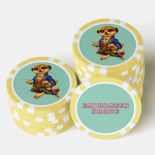 stokstaartje diplomaat poker chips (Opstapeling)