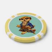 stokstaartje diplomaat poker chips (Enkel)