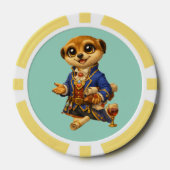 stokstaartje diplomaat poker chips (Voorkant)