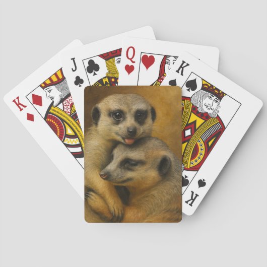Stokstaartje Liefde Pokerkaarten (Achterkant)