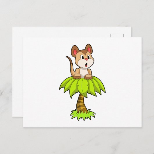 Stokstaartje met Boom Briefkaart (Voorkant / Achterkant)