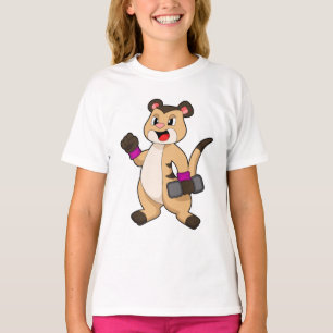 Stokstaartje met Hanteerbal T-shirt