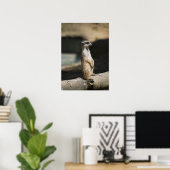 Stokstaartje Poster (Thuiskantoor)