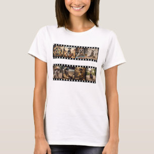 Stokstaartjes die gek doen, t-shirt