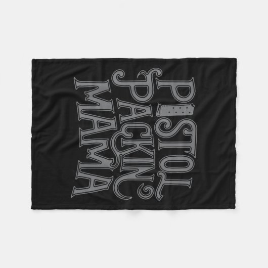 Stol Packin Mama  Fleece Deken (Voorkant (Horizontaal))