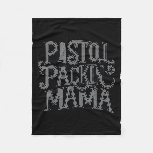 Stol Pakkende Mama Fleece Deken (Voorkant)