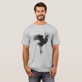 Stolas Middernachtkroon Ontstijgend T-shirt (Voorkant volledig)