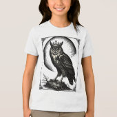 Stolas Monarch van de Middennachtelijke Hemel Tri-Blend Shirt (Voorkant)