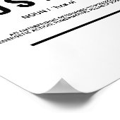 Stole definitie | Motivatie prijsopgave Poster (Hoek)