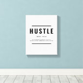 Stole definitie | Motivatie Quote Wall Art Canvas Afdruk (Insitu (Houten vloer))