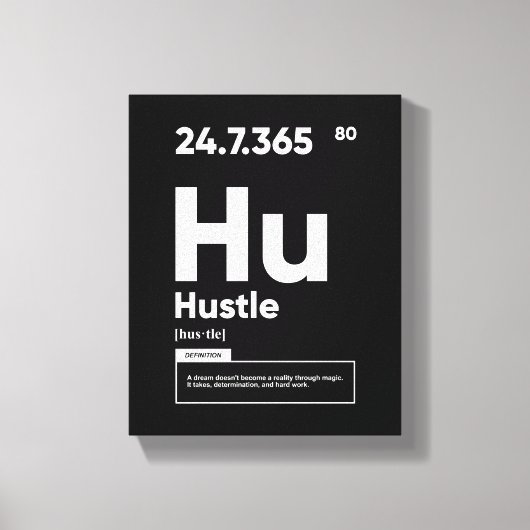 Stole definitie | Motivatie Quote Wall Art Canvas Afdruk (Voorkant)