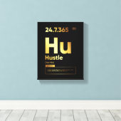 Stole definitie | Motivatie Quote Wall Art Canvas Afdruk (Insitu (Houten vloer))