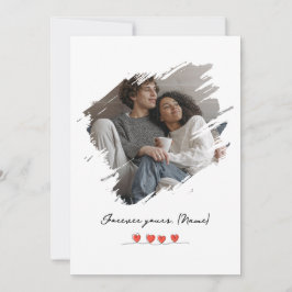 Stole My Heart Valentijnsdag Foto Gepersonaliseerd Feestdagenkaart