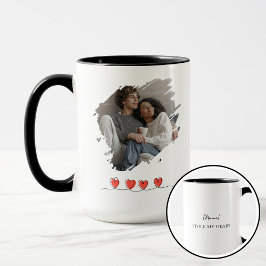 Stole My Heart Valentijnsdag Foto Gepersonaliseerd Mok