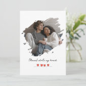 Stole My Heart Valentine's Day Photo Personalized Feestdagenkaart (Staand voorkant)