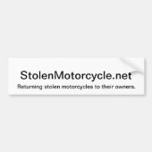 Stolen Bumpersticker (Voorkant)