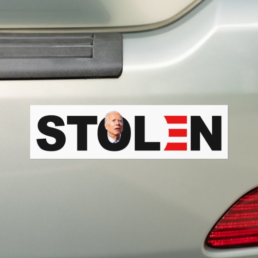 STOLEN Bumpersticker (Op auto)
