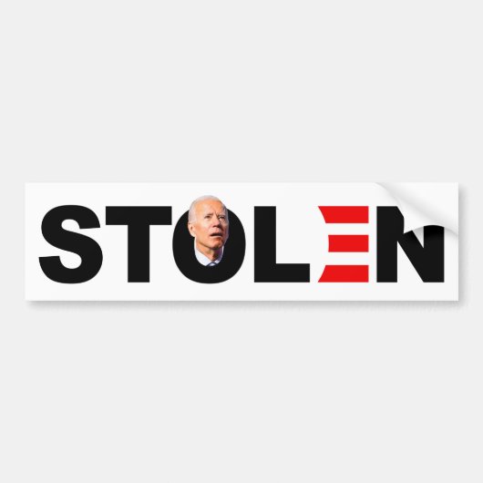 STOLEN Bumpersticker (Voorkant)