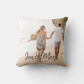 Stolen Foto. Naam en Jaar Typografie. Kussen (Voorkant)