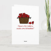 Stolen Kisses - Valentijn Feestdagen Kaart (Achterkant)