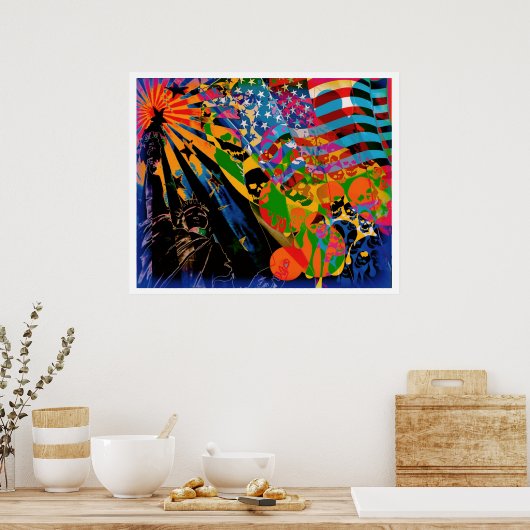 Stolen Liberty Poster (Keuken)