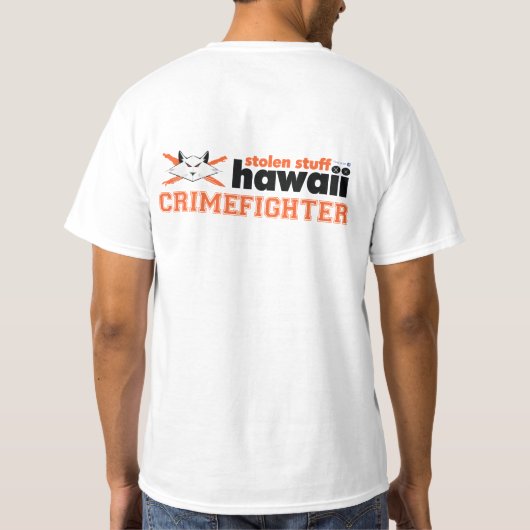 Stolen Stuff Hawaii Crimefighter Shirt (waarde) (Achterkant)