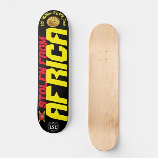 STOLEN UIT AFRIKA 2023 7 3/4-inch skateboard deck (Voorkant)