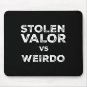 Stolen Valor vs Weirdo Trump Vance vs Harris W Tim Muismat (Voorkant)