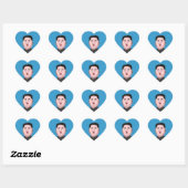 Stolid Kim Jong-un Hart Sticker (Vel)