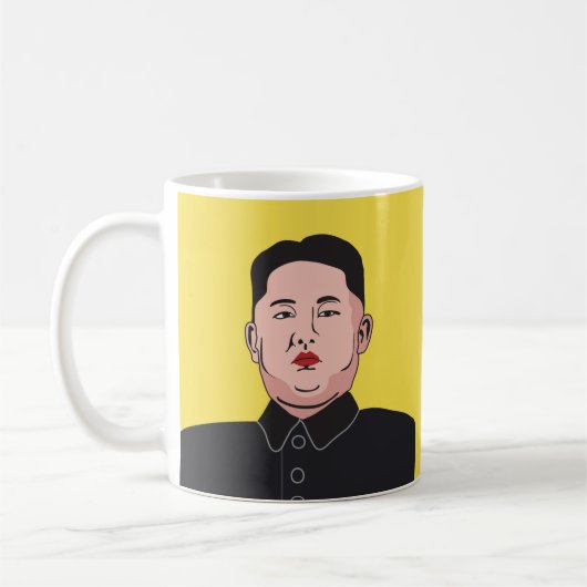Stolid Kim Jong-un Koffiemok (Links)