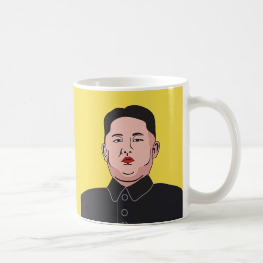 Stolid Kim Jong-un Koffiemok (Rechts)