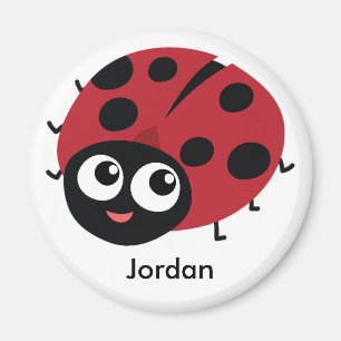  stollen Ladybug voegt jouw naam toe Magneet