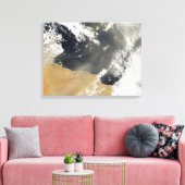 Stollingen die uitwaaien voor de Noord-Afrikaanse  Canvas Afdruk (Insitu (Woonkamer))