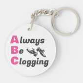 Stollingsdansers verstoppen zich altijd sleutelhanger (Achterkant)